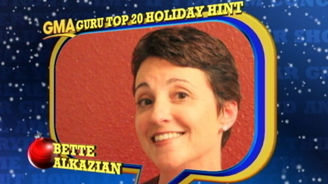 VIDEO: Find out Bettes best tip for reducing holiday stress for you and your family.