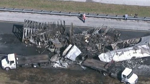 VIDEO: Matt Gutman reports on what may have caused the massive pileup.