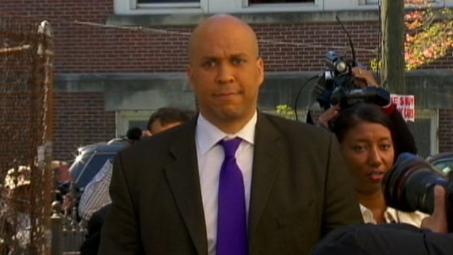 VIDEO: Newark mayor and Senate candidate faces about his Twitter conversation with a stripper.