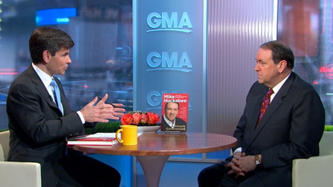 VIDEO: The former Arkansas governor and GOP frontrunner considers his chances in 2012.