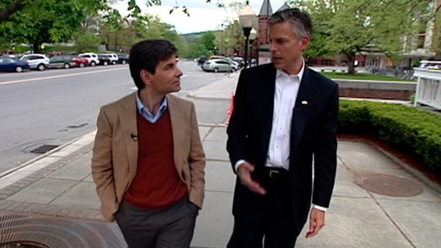 VIDEO: 2012 GOP presidential contender says he's proud of his religious background.