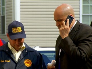 Watch: Cory Booker Helps Out Superstorm Victims