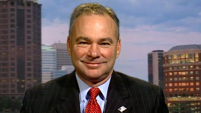 VIDEO: Tim Kaine wants Republicans to disclose campaign donors.