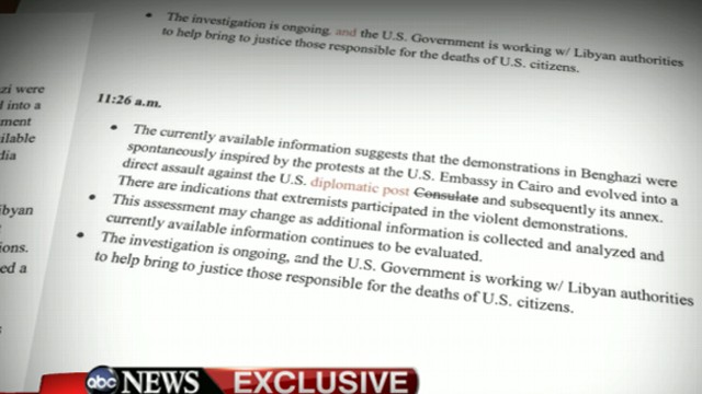 VIDEO: White House Benghazi Attack Talking Points Edited