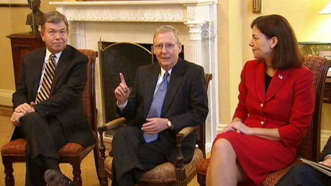 VIDEO: Senate Minority Leader Mitch McConnell, R-Ky., supports moratorium on earmarks.