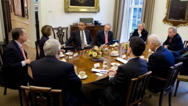 VIDEO: The president holds a bipartisan summit on taxes, benefits and more.