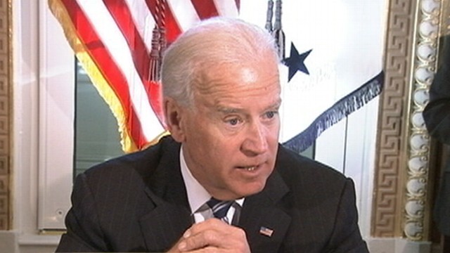 VIDEO: The vice president is set to make an announcement about measures to prevent gun violence.