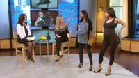 VIDEO: The mother of four unveils some new looks from her maternity clothing line.