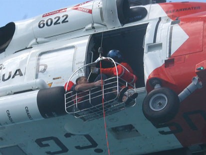 VIDEO: Coast Guard ramps up search for three men missing at sea.