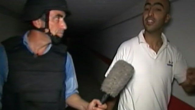 VIDEO: Jeffrey Kofman goes inside tunnels the Libyan leader may have escaped through.