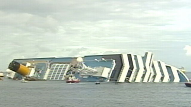 VIDEO: It could take most of the year to clear the wreckage of the Costa Concordia.