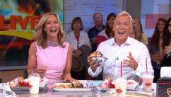 VIDEO: Sam and Lara enjoy burgers and shakes from NYC's newest burger joint, FatBurger.