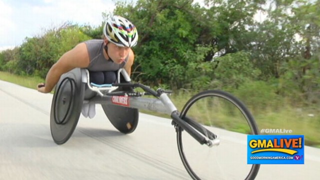 VIDEO: Paraplegic Athlete to Push His Chair Cross-Country