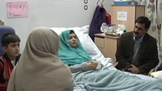VIDEO: The 15-year-old who was nearly killed by the Taliban shows no signs of brain damage.