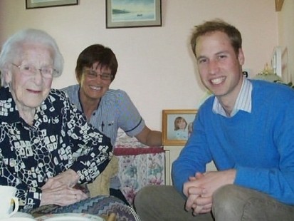 VIDEO: Prince William Visits 109-Year-Old Woman