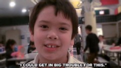 VIDEO: Zachary Maxwell, 11, attempted to find out what really was being served inside his school.