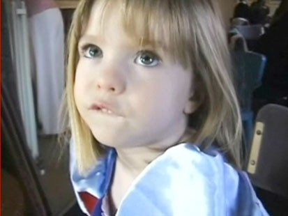 A picture of Maddie McCann.