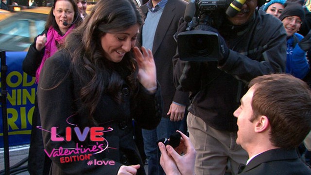 VIDEO: Women had no idea their trip to NYC would end with an engagement.