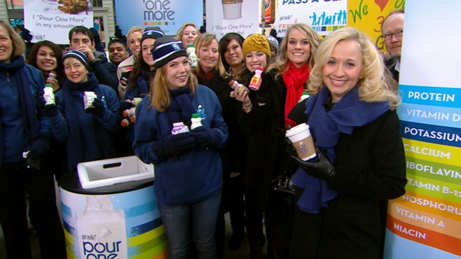 VIDEO: Milk Street Team to give 1 million samples for the "Pour One More" campaign.