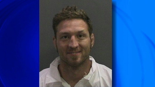 VIDEO: Jason "Mayhem" Miller was arrested after police found him sitting on a couch inside the church.