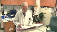 VIDEO: Hospitals and colleges report decreasing numbers of swine flu cases.