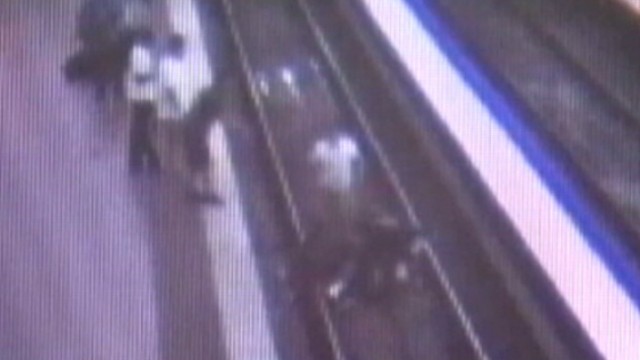 VIDEO: Cameras caught the moment Army Spc. Michael Menchaca, others saved a life in the DC Metro.