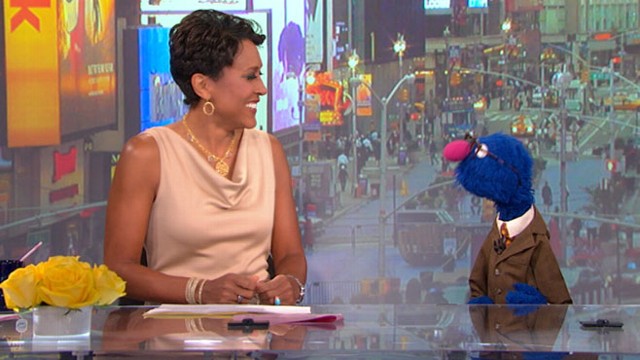 VIDEO: "Sesame Street" star pokes fun at "GMA" anchor George Stephanopoulos.