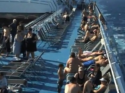 VIDEO: A fire onboard a Carnival cruise line has stranded passengers near Mexico