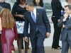 VIDEO: Image misleadingly seems to show the President admiring a woman's backside.
