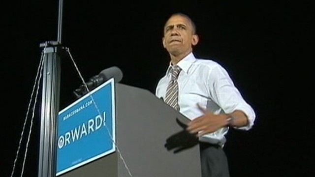 VIDEO: David Muir reports on loose talk on the campaign trail 11 days before Election Day.