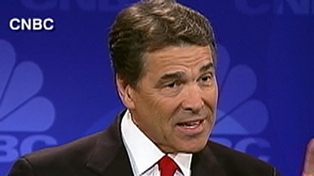 CNBC Debate: Rick Perry's Big 'Oops'