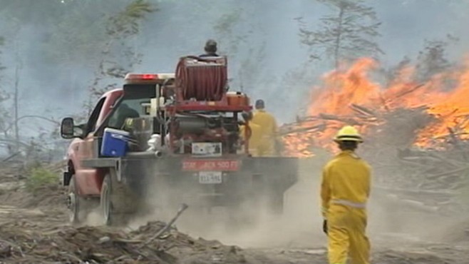 VIDEO: Texas Wildfires
