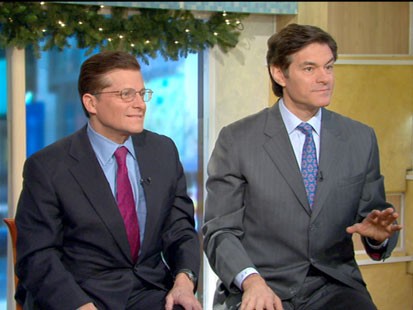 A picture of Drs. Mehmet Oz and Michael Roizen.