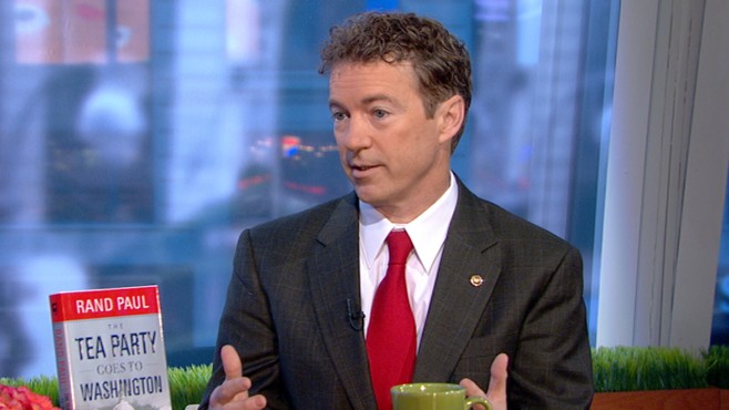 VIDEO: The Kentucky senator defends the Tea Party's role in budget protests.