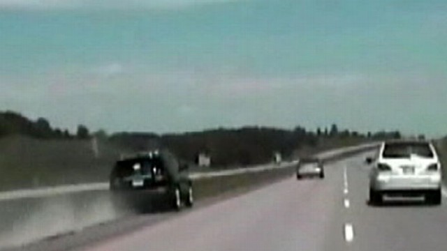 VIDEO: Stunning video shows the moments of a driver zooming through a crowded interstate.