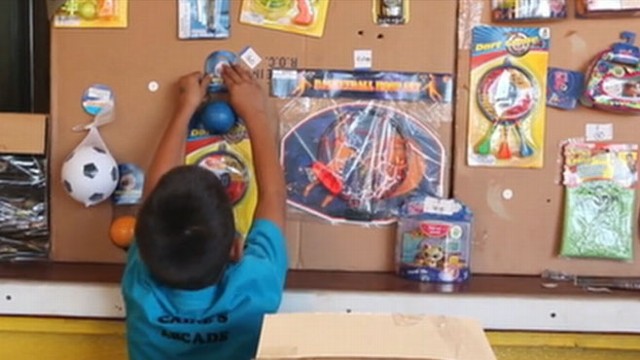 VIDEO: Boys Dream comes true when people visit his DIY arcade.