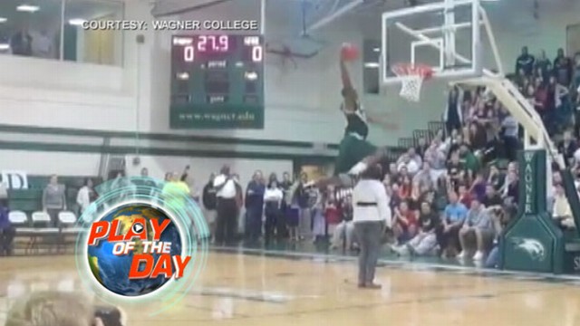 VIDEO: A Staten Island teen makes his mother a part of his trick shot.