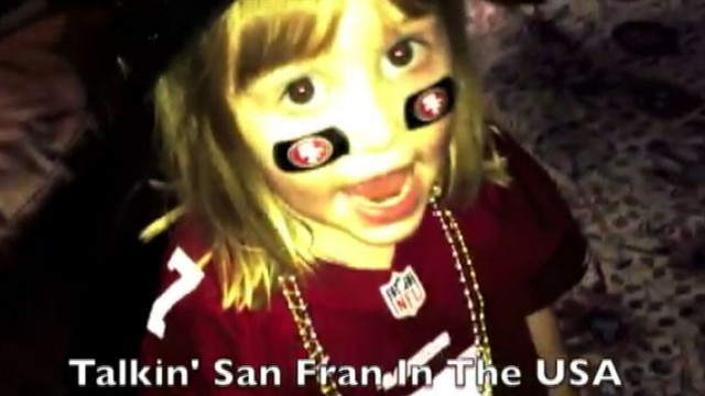 VIDEO: Sarah Redden, 6, and her brother wrote and recorded a rap song about their football team.