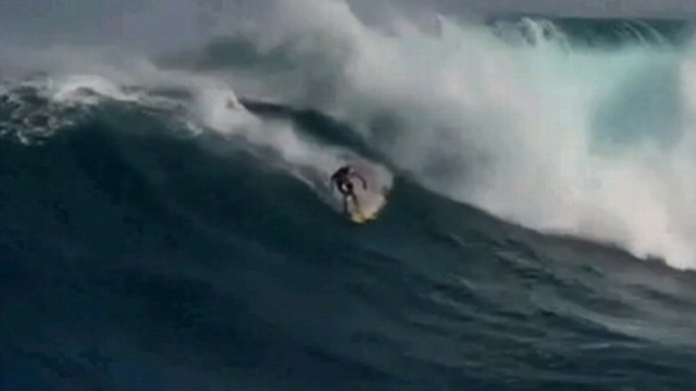 VIDEO: Patterson is believed to be the first person to attempt the new extreme sport.