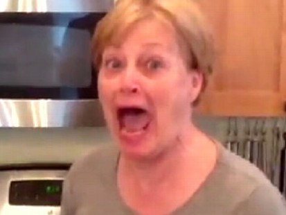 Watch: Grandma-to-Be Surprised with Literal Bun in Oven