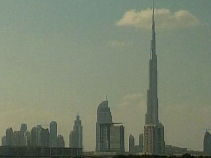 VIDEO: The Burj Dubai in the UAE is almost half a mile tall.