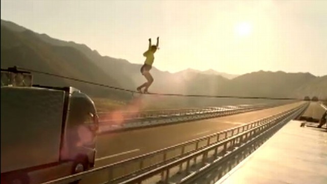 VIDEO: An impressive Volvo ad complete with stunts makes up "GMAs" Play of the Day.