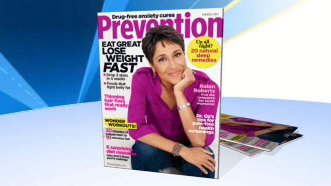 VIDEO: "GMAs" own Robin Roberts chats about her cover story on cancer in "Prevention."