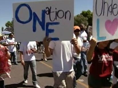 VIDEO: Protests in Arizona