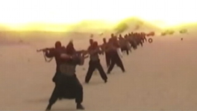 VIDEO: There is a desperate search to hunt down 40 terrorists now on the loose.