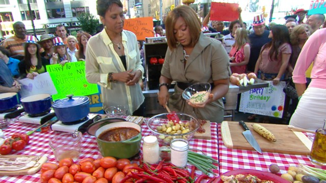 VIDEO: Food Network star prepares her easy baked beans and creamy potato salad.