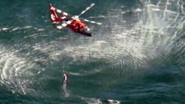 VIDEO: Coast Guard Rescues Two from Sea