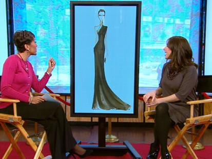 VIDEO: Five fashion students design dresses for Robin to wear to the Oscars.