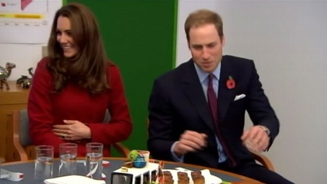 VIDEO: All eyes were on the royal couple as the public looks for signs of pregnancy.