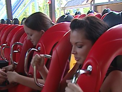 VIDEO: Melissa Rycroft looks at the roller coaster at Floridas Busch Gardens.
